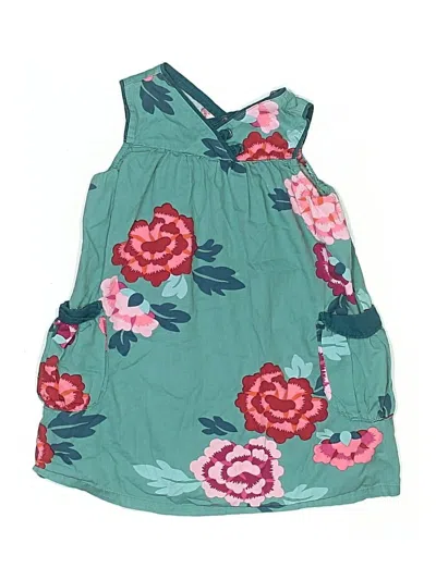 Pre-owned Tea Kids' Dress In Blue