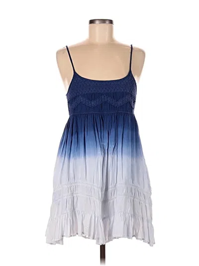 Pre-owned Lulus Casual Dress In Blue