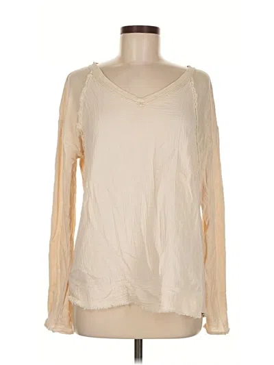 Pre-owned Easel Long Sleeve T-shirt In White