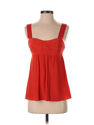 Pre-owned Armani Exchange Sleeveless Blouse In Red