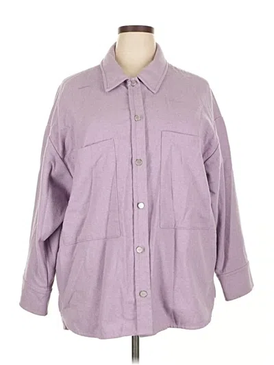 Pre-owned Zara Blazer Jacket In Purple