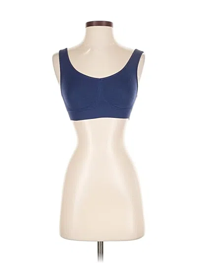 Pre-owned Bali Tank Top Blue Strapless Neckline Tops