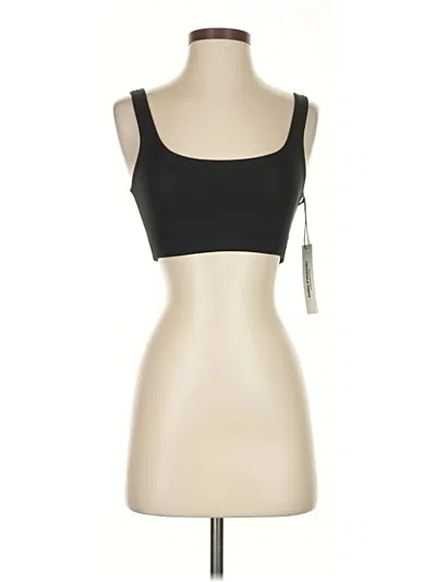 Girlfriend Collective Tank Top Black Strapless Neckline Tops In Black