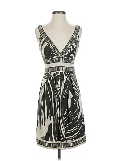Pre-owned Bcbgmaxazria Casual Dress In Silver