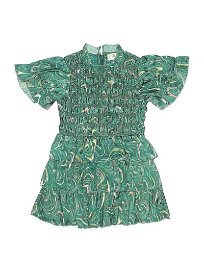Pre-owned Sea New York Kids' Dress In Green