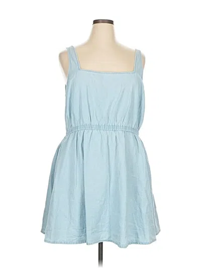 Pre-owned Asos Design Casual Dress In Blue