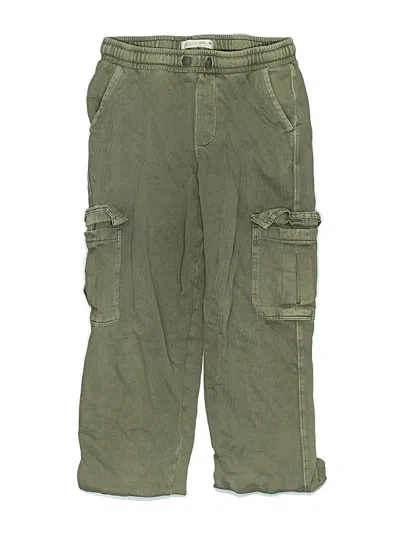 Pre-owned Zara Kids' Cargo Pants In Green