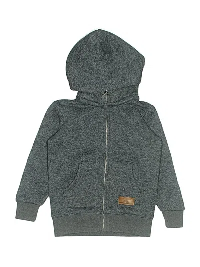 Pre-owned Quiksilver Kids' Zip Up Hoodie In Blue