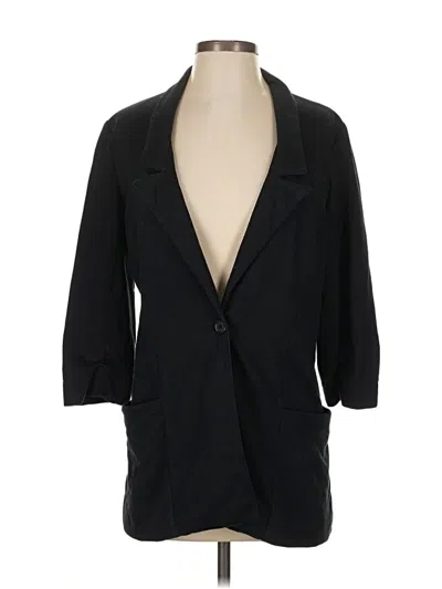 Pre-owned Aqua Blazer Jacket In Black