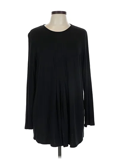 Pre-owned Jjill Casual Dress In Black