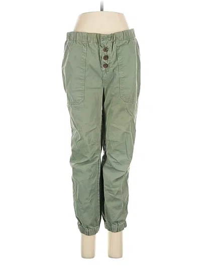 Pre-owned Free People Casual Pants In Green