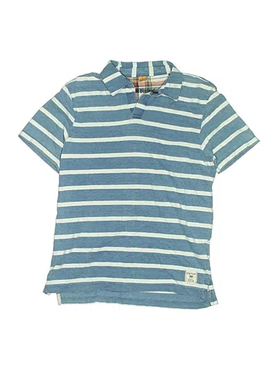 Pre-owned Tailor Vintage Kids' Short Sleeve Polo Shirt In Blue
