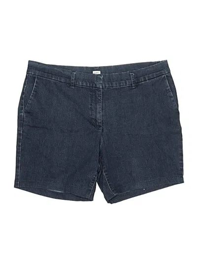 Pre-owned Liz Claiborne Denim Shorts In Blue