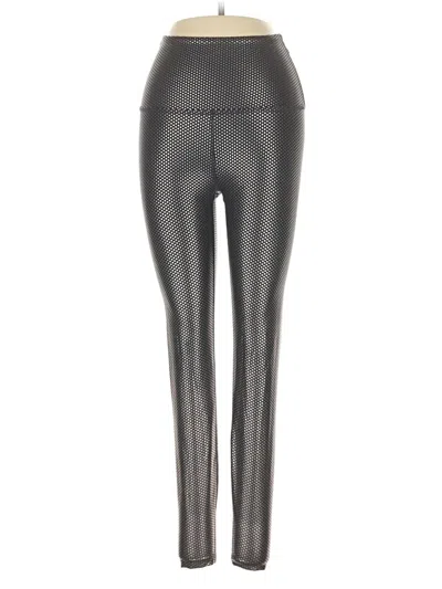 Pre-owned Beyond Yoga Active Pants In Silver