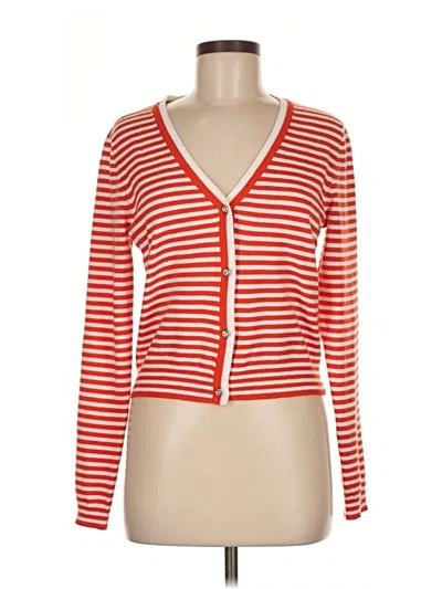 Pre-owned On 34th Cardigan Sweater In Red