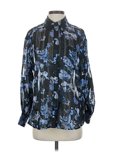 Elan Long Sleeve Blouse In Multi