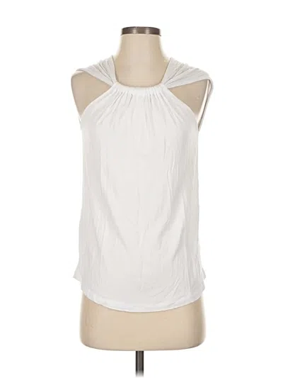 Pre-owned Amour Vert Sleeveless Blouse In White