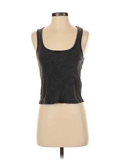 Pre-owned Zara Tank Top Black Strapless Neckline Tops