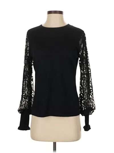 Pre-owned Vince Camuto Pullover Sweater In Black