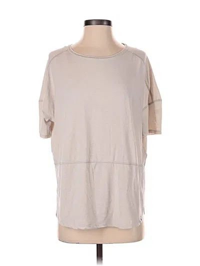 Pre-owned The North Face 3/4 Sleeve T-shirt In Brown