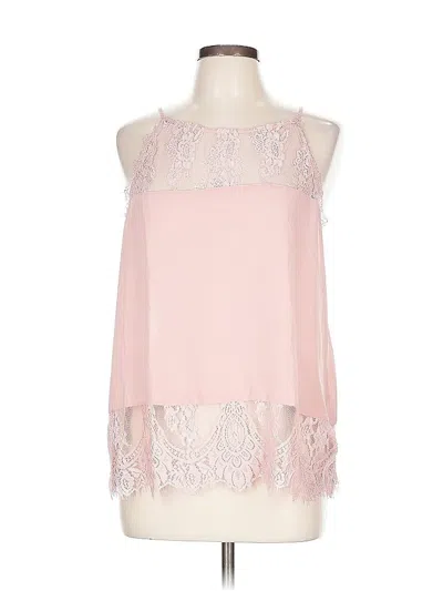 Bb Dakota Sleeveless Blouse In Pink