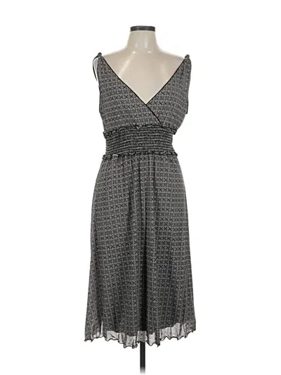 Pre-owned Max Studio Casual Dress In Gray