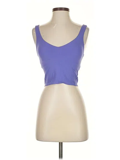 Pre-owned Lululemon Athletica Tank Top Purple Tops