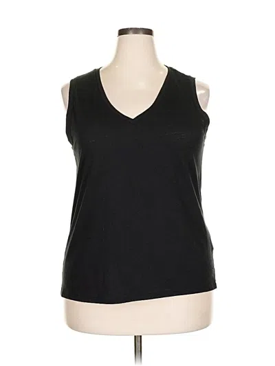 Pre-owned J.crew Factory Store Sleeveless T-shirt In Black