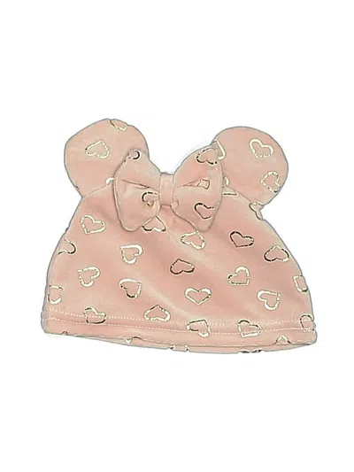 Pre-owned Disney Baby Kids' Beanie Hat In Pink