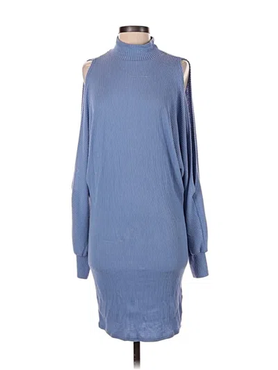 Pre-owned Venus Casual Dress In Blue