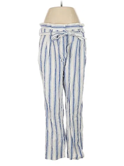 Pre-owned Boden Linen Pants In Blue