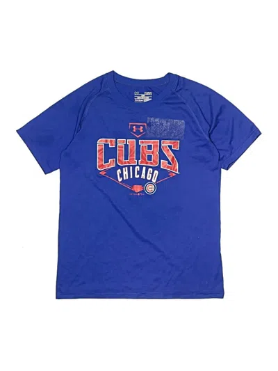 Pre-owned Under Armour Kids' Short Sleeve T-shirt In Blue