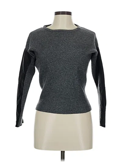 Pre-owned Michael Stars Wool Pullover Sweater In Gray