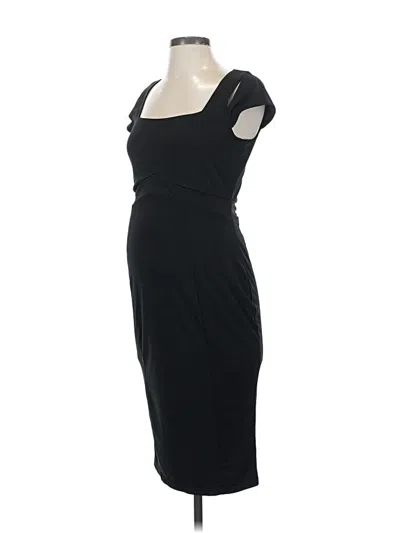 Pre-owned Kimi + Kai Maternity Cocktail Dress In Black