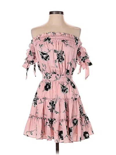 Pre-owned Misa Casual Dress In Pink