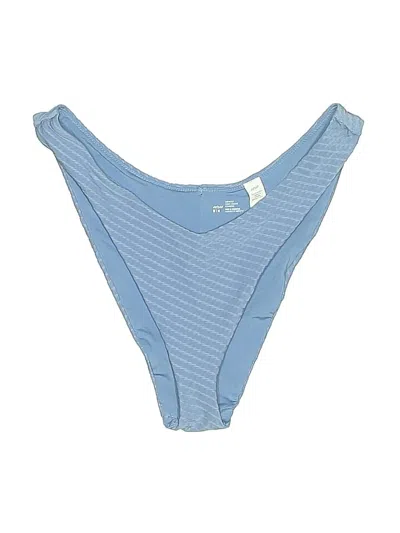 Pre-owned Aerie Swimsuit Bottoms In Blue