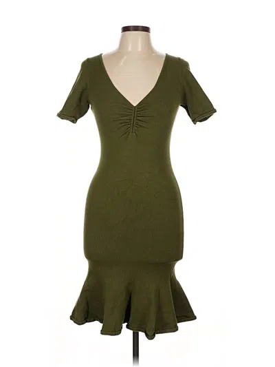 Pre-owned Milly Cocktail Dress In Green
