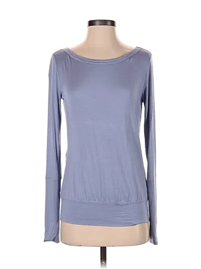 Pre-owned Prana Long Sleeve T-shirt In Blue