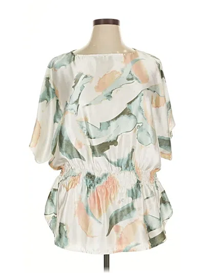 Pre-owned Calvin Klein Jeans Est.1978 Calvin Klein Jeans 3/4 Sleeve Blouse In White