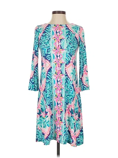 Pre-owned Lilly Pulitzer Casual Dress In Blue