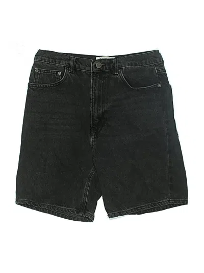Pre-owned Reformation Jeans Denim Shorts In Black
