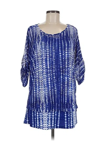 Pre-owned Erin London Casual Dress In Blue