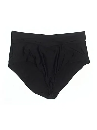 Pre-owned Aerie Swimsuit Bottoms In Black