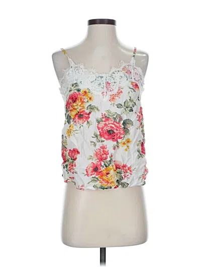Pre-owned Abercrombie & Fitch Sleeveless Blouse In White