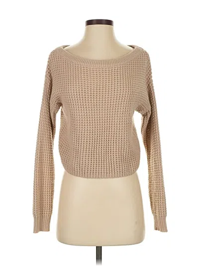 Pre-owned Missguided Pullover Sweater In Brown