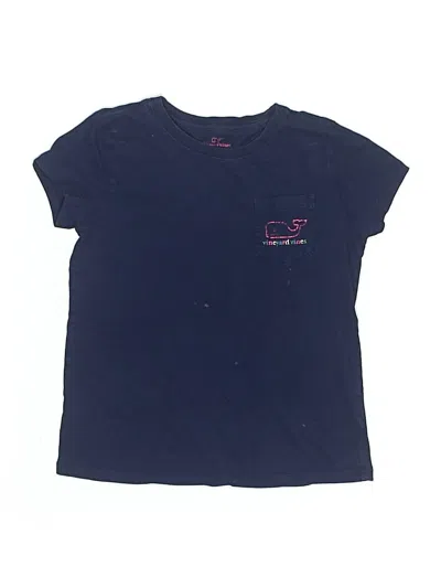 Pre-owned Vineyard Vines Kids' Short Sleeve T-shirt In Blue