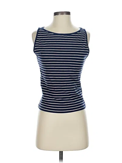 Pre-owned Abercrombie & Fitch Sleeveless T-shirt In Blue