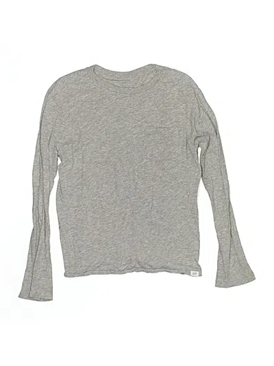 Pre-owned Gap Kids' Long Sleeve T-shirt In Gray