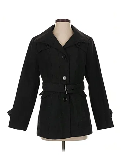 Pre-owned Nicole Miller Coat In Black