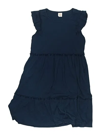 Pre-owned Wonder Nation Kids' Dress In Blue